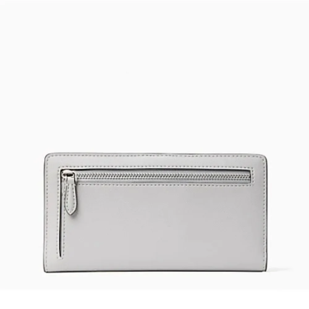 Kate Spade Platinum Dana Tote Wallet Bundle Bag Shoulder Purse